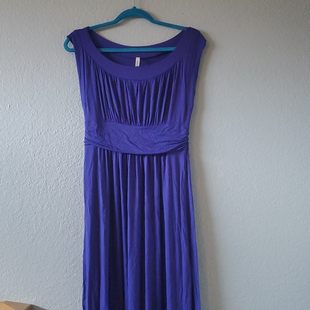 Blue maxi dress
